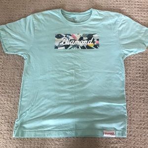 blue diamond logo tee